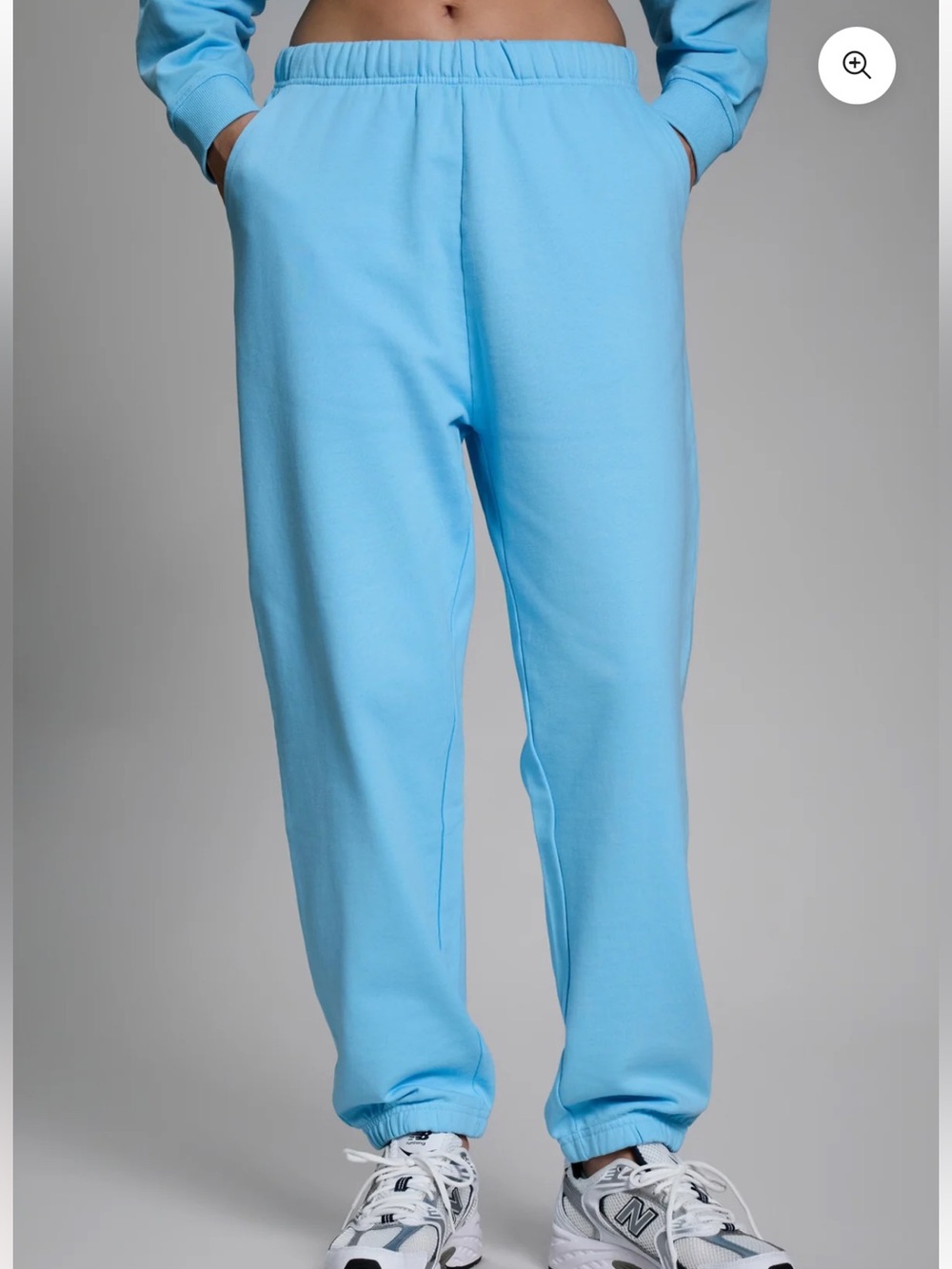 Year of Ours YOS X FFF Light Blue Joggers Sweatpants Women’s Medium/Large